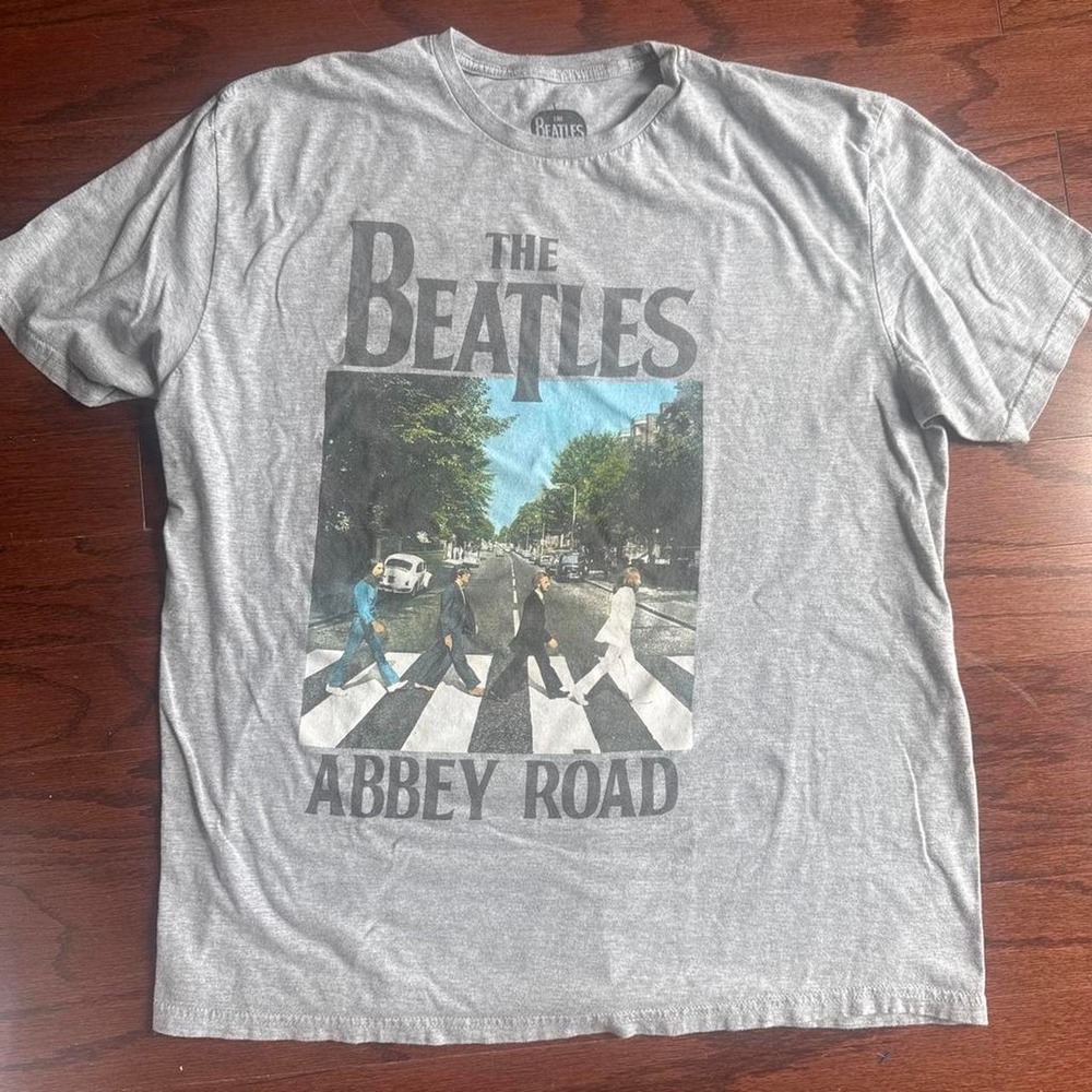 The Beatles Abbey Road Grey T-Shirt Size XL